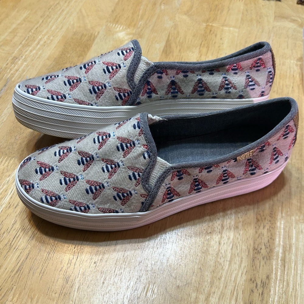 Keds x Malhia Kent Triple Decker Regal Bee size 7 Rare Slip-ons
